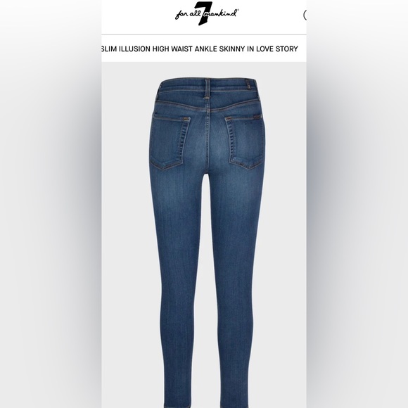 7 For All Mankind Women’s Jeans The Skinny - Picture 3 of 7